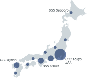 Japan Auction Network Map